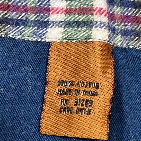 Patchwork clown plaid flannel BUTTON VEST V neck red blue green white FUN MOM 2X - Picture 2 of 12